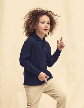 Kids' 65/35 Long Sleeve Polo