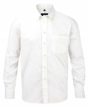 RUSSELL Long Sleeve Classic Twill Shirt ΑΝΤΡΙΚΟ ΛΕΥΚΟ