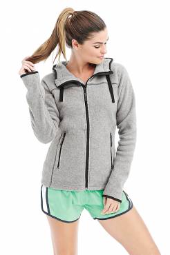 Active Power Fleece Jacket Women ΓΚΡΙ