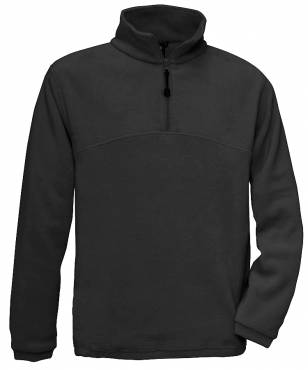 B&C 1/4 Zip Fleece Top ΑΝΤΡΙΚΟ ΜΑΥΡΟ