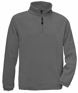 B&C 1/4 Zip Fleece Top ΑΝΤΡΙΚΟ ΓΚΡΙ