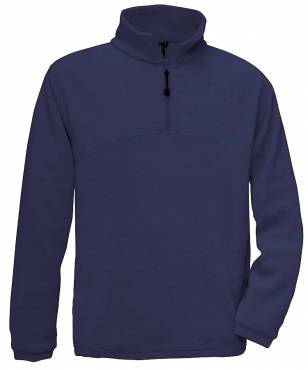 B&C 1/4 Zip Fleece Top ΑΝΤΡΙΚΟ ΜΠΛΕ