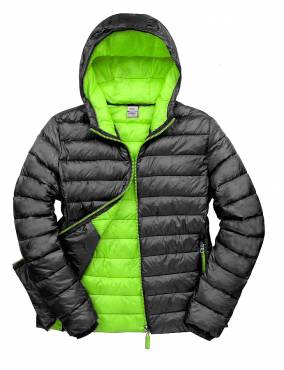 RESULT Snow Bird Hooded Jacket ΑΝΤΡΙΚΟ BLACK / LIME