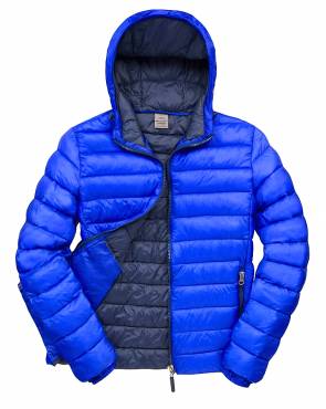 RESULT Snow Bird Hooded Jacket ΑΝΤΡΙΚΟ ΜΠΛΕ/ΣΚΟΥΡΟ ΜΠΛΕ