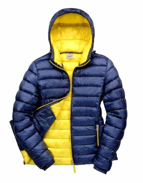 RESULT Ladies' Snow Bird Hooded Jacket ΓΥΝΑΙΚΕΙΟ NAVY/ ΚΙΤΡΙΝΟ