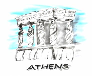 ATHENS ΚΑΡΥΑΤΙΔΕΣ ΕΓΧΡΩΜΟ